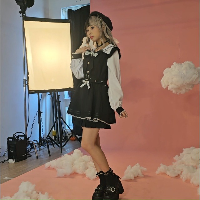 Amazon.co.jp: Jillpunk 量産型 天使界隈 ゆめかわ ロリータ 幻夢の心